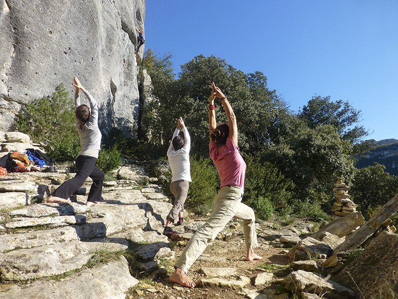 Climbing-Yoga in Provence