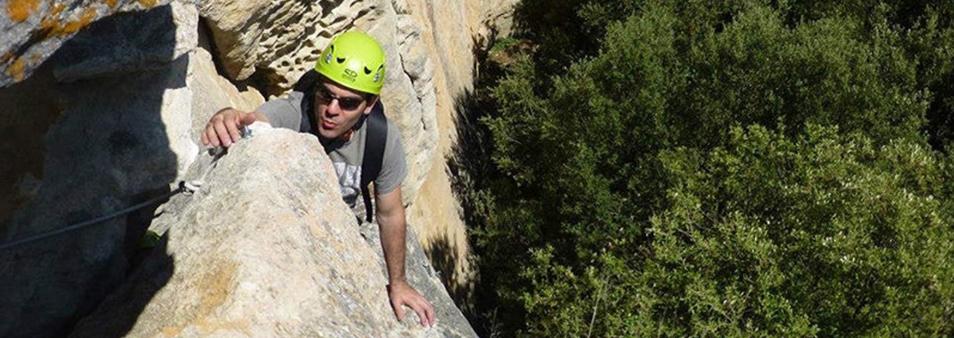 Climbing course in Luberon, Vaucluse, Gard (Provence)